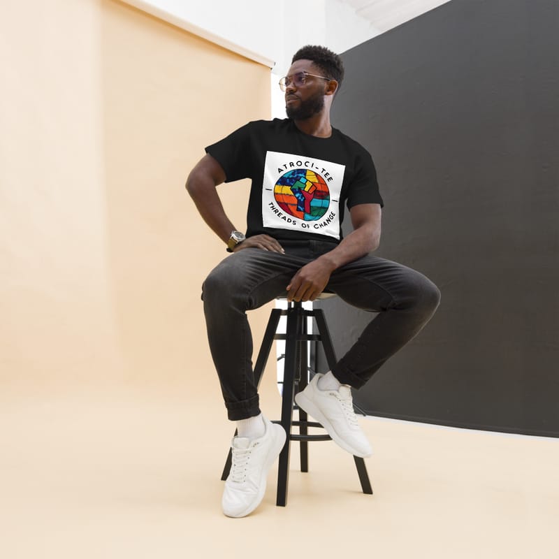 Alternate view of Atrocitee classic tee in Black, size S